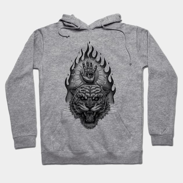 The Fearful Symmetry dark line Hoodie by Moryart